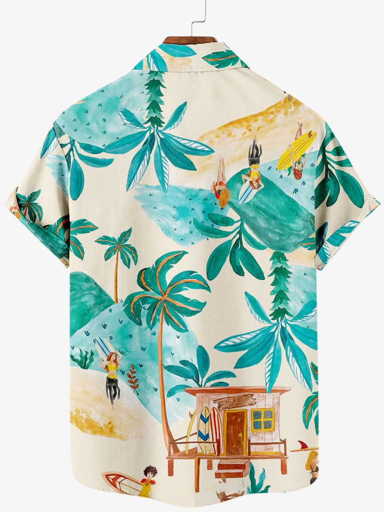 Hawaii Holiday Men's Short Sleeve Shirt
