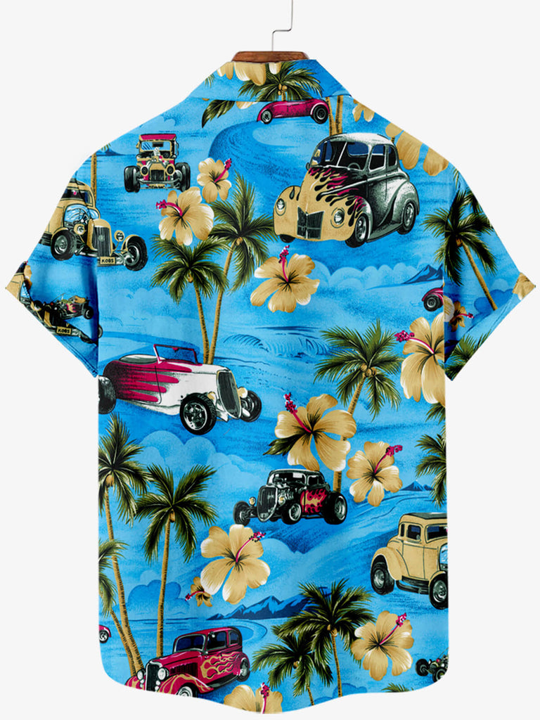 Hawaii Car Travel Men's Short Sleeve Shirt