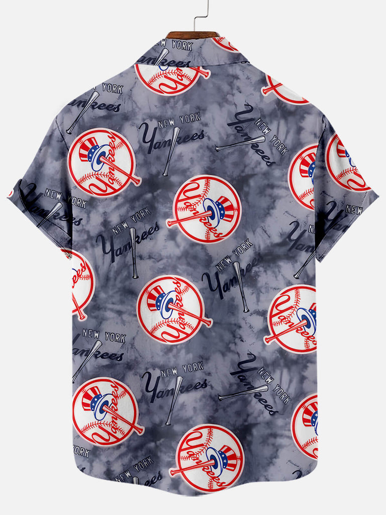 New York Yankees Logo Men's Short Sleeve Tops