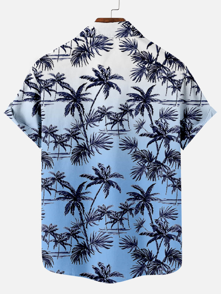 Hawaii Coconut Tree Men's Short Sleeve Shirt