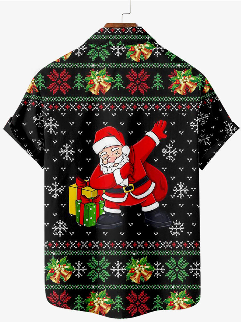 Christmas Gift Santa Men's Short Sleeve Shirt