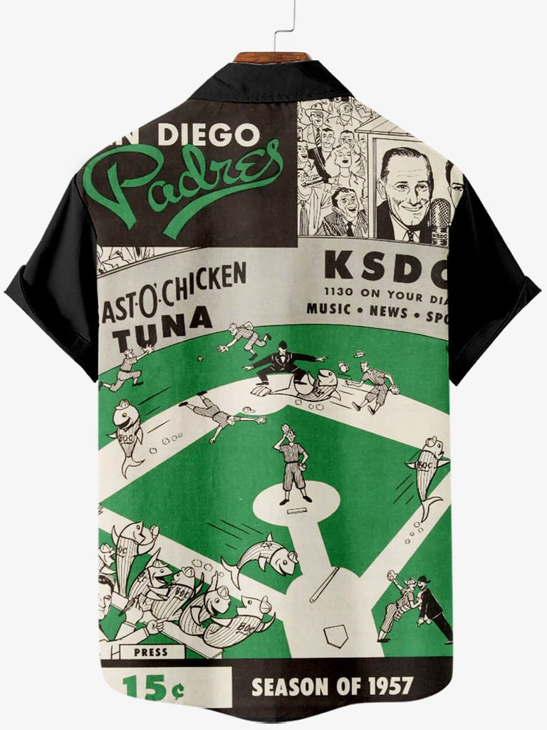 San Diego Padres Men's Short Sleeve Shirt