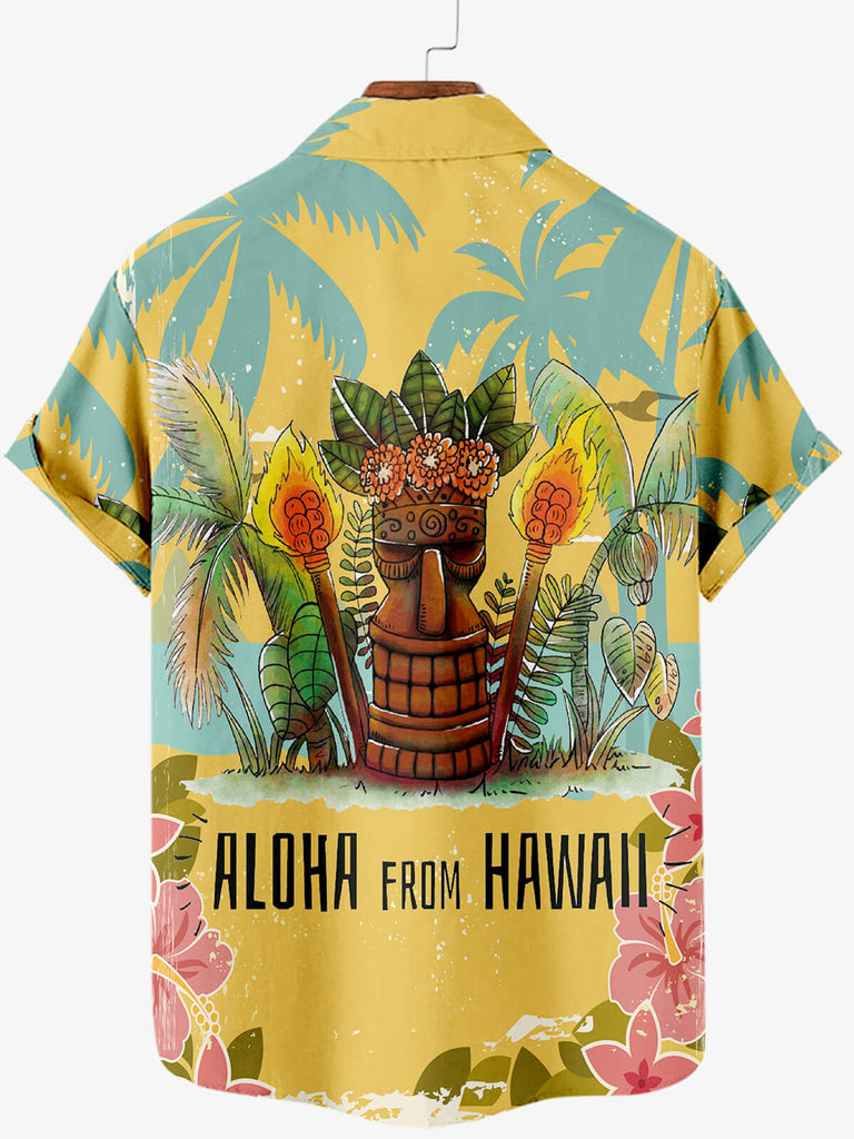 Aloha From Hawaii Men's Short Sleeve Shirt