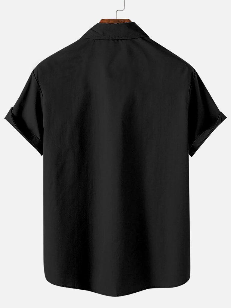 Merry Christmas And Shit Men's Short Sleeve Casual Shirt