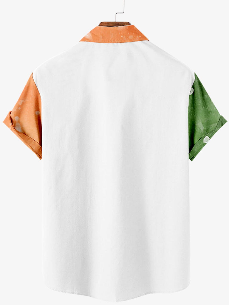 St.Patrick's Day Print Men's Shirt