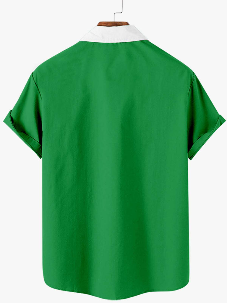 Happy St. Patrick's Day Men's Short Sleeve Shirt