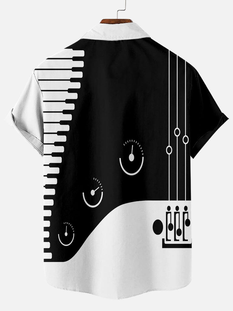 Black & White Music Men's Short Sleeve Tops
