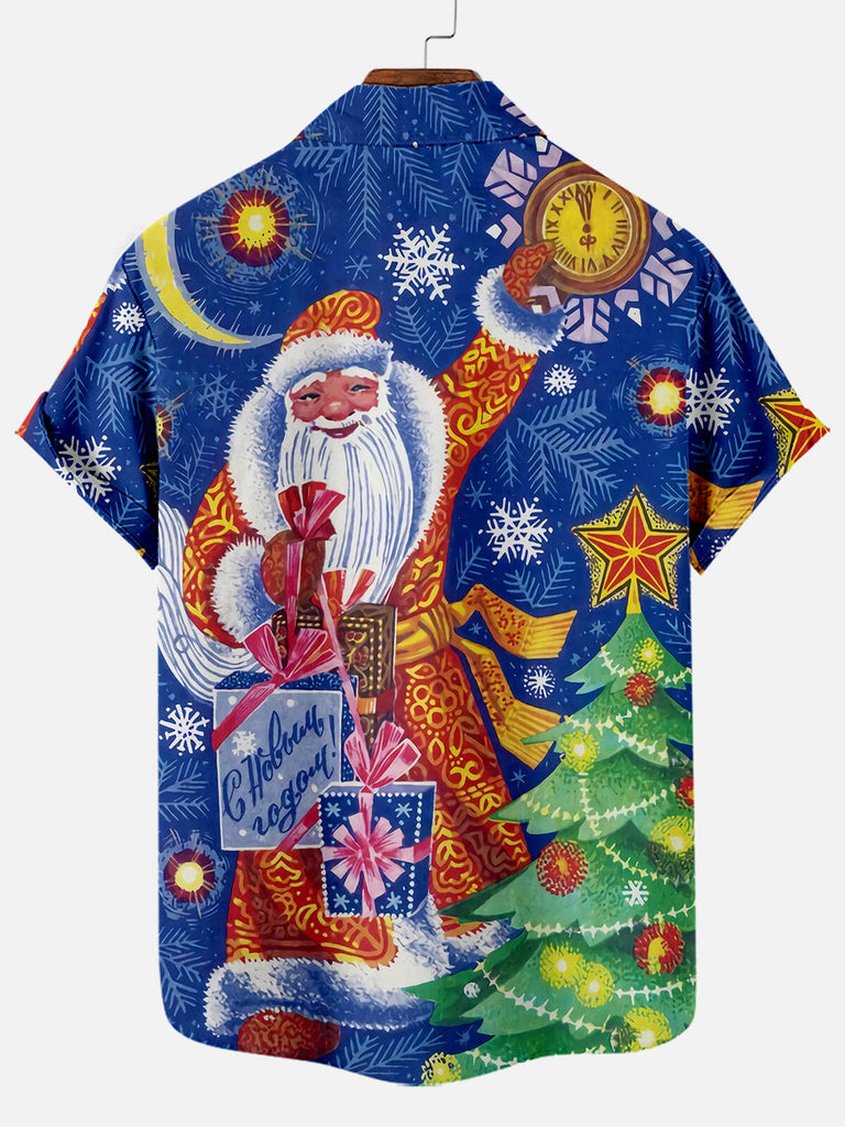 Christmas Element Men's Short Sleeve Shirt