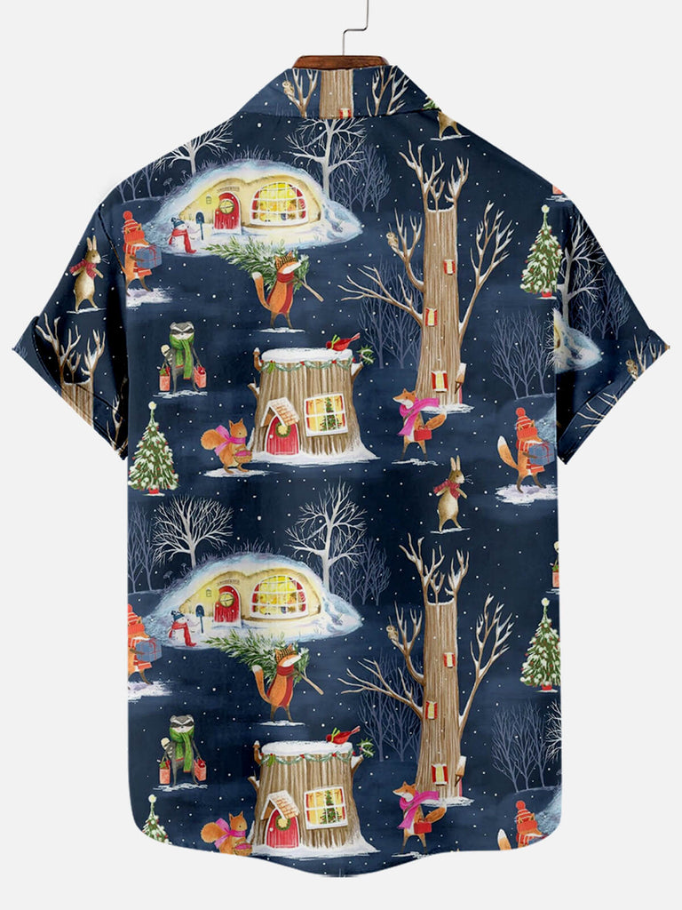 Christmas Family Men's Short Sleeve Shirt