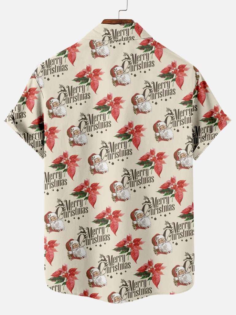 Christmas Santa Claus Men's Short Sleeve Shirt