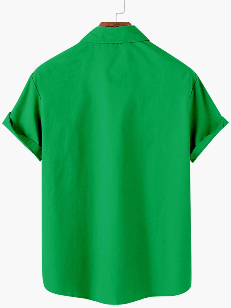St.Patrick's Day Print Men's Shirt