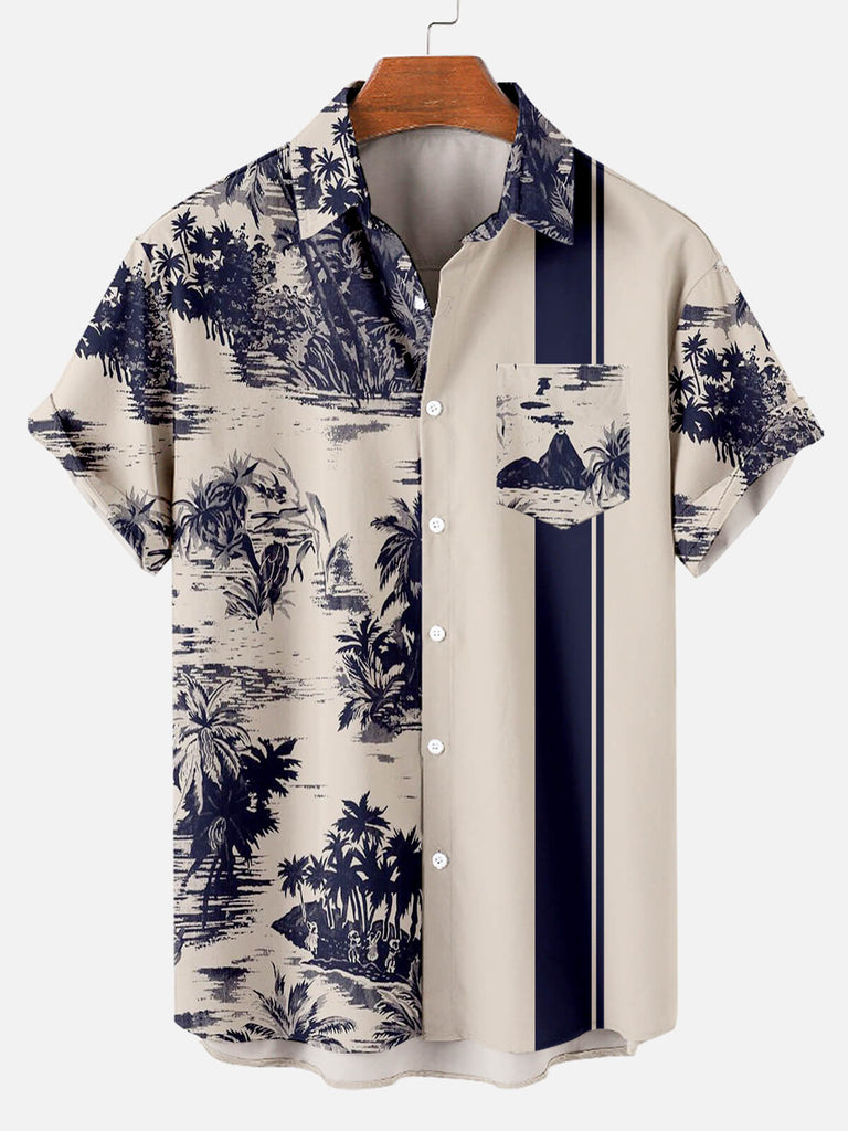 Hawaii Element Men's Short Sleeve Shirt Apricot / M