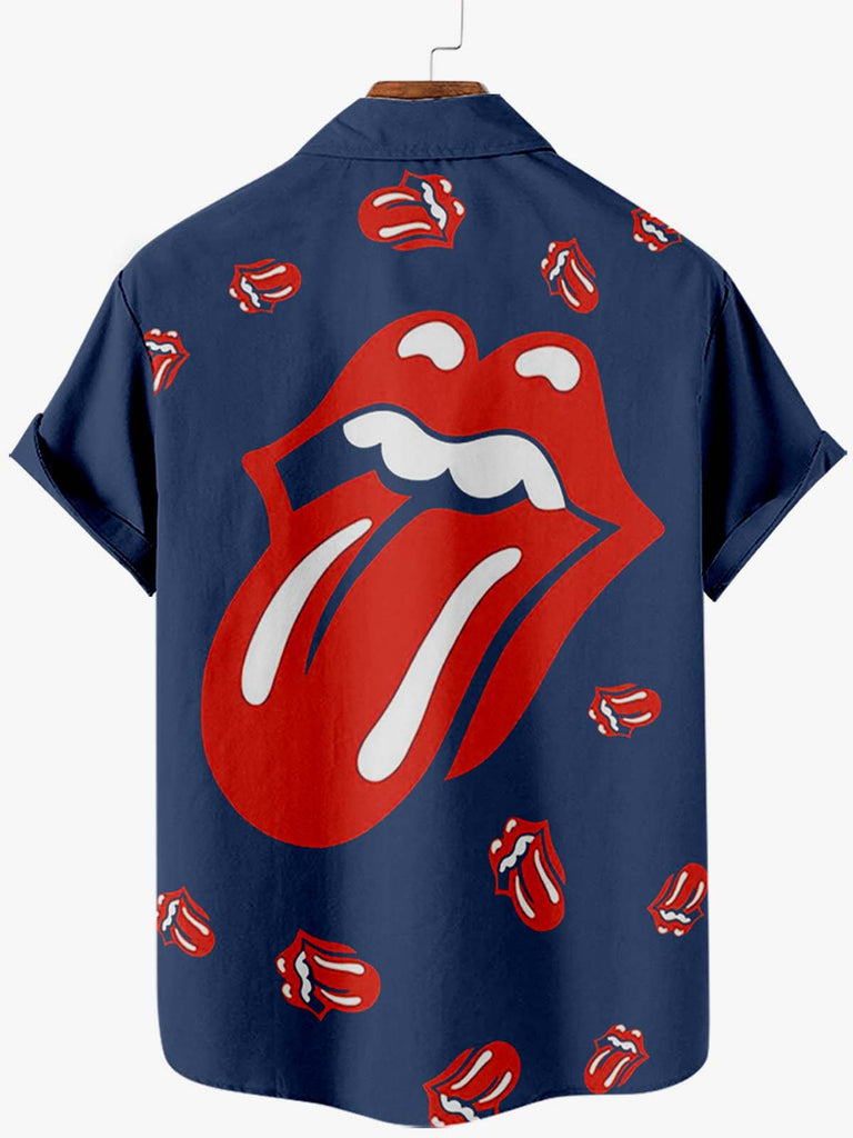 The Rolling Stones Print Men's Shirt