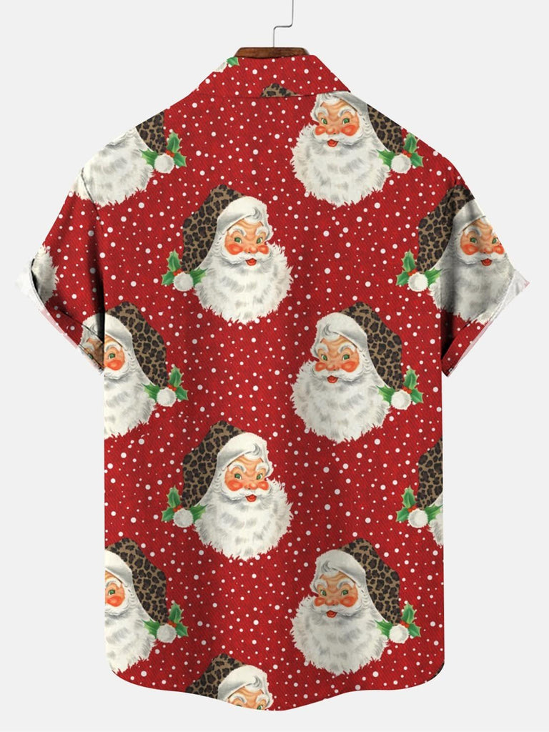Christmas Classic Santa Men's Short Sleeve Shirt